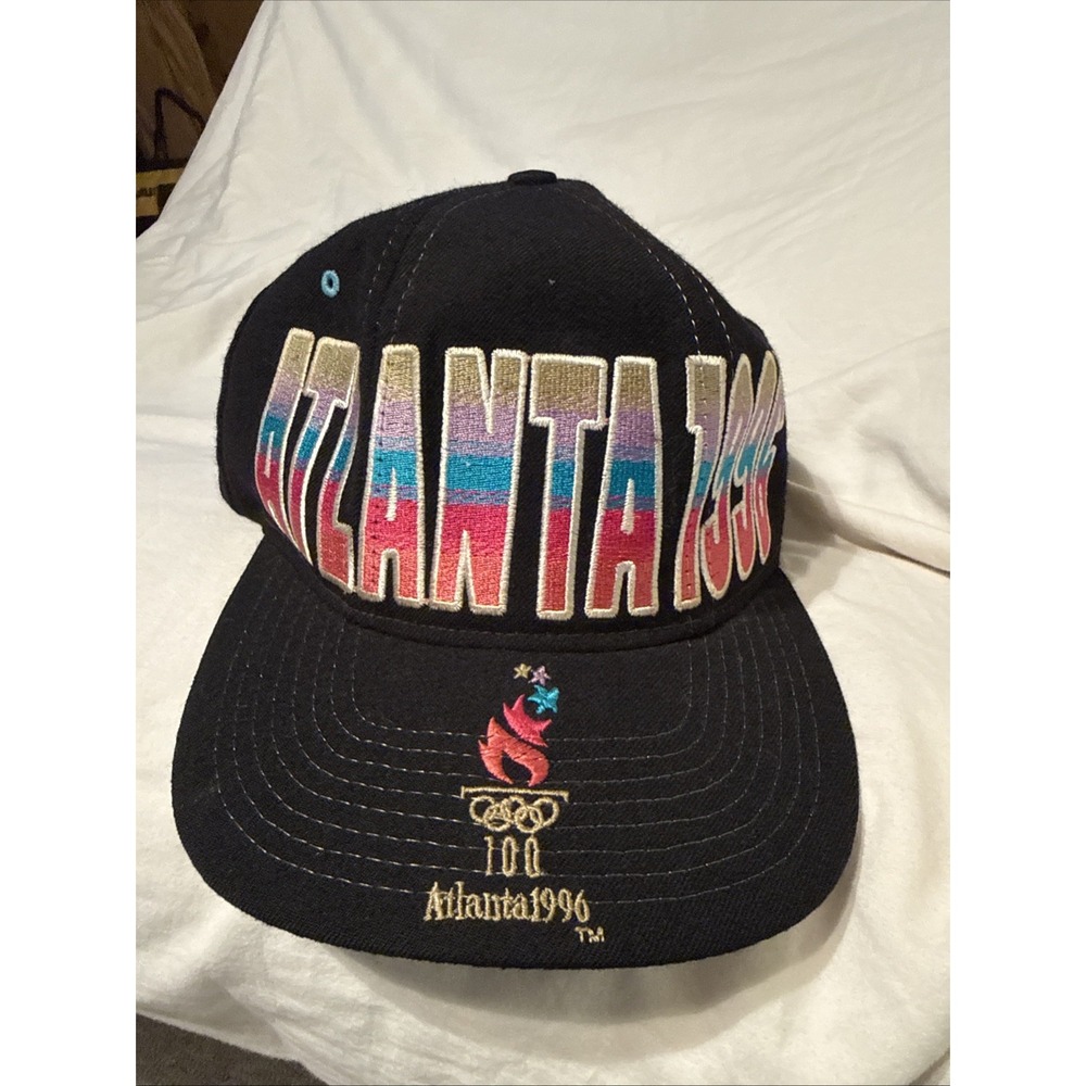 Atlanta 1996 100th Anniversary Olympic Games Starter Vintage Snapback Black Hat